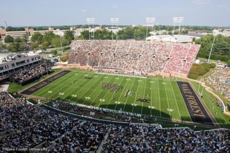 BB&T Field, home of the Wake Forest Demon Deacon football team (©Wake Forest University. All Rights Reserved.)